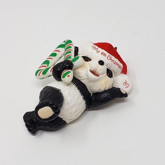 1989 Hallmark Child’s Fourth Christmas Handcrafted Holiday Ornament - Picture 7 of 9